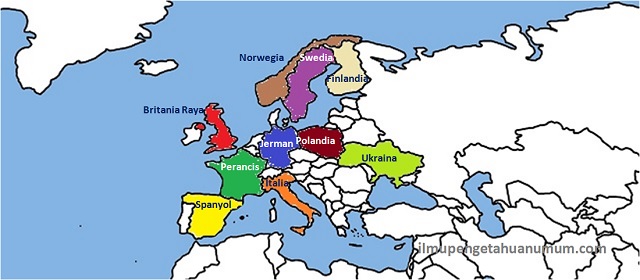 Daftar 10 Negara Terbesar di Benua Eropa